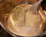 A picture of step 1 of Black Soybean Quinoa Spelt Sourdough Artisan Bread.