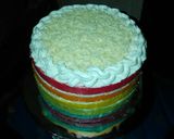 Foto langkah ke 10 dari resep Rainbow Cake.