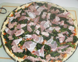 Foto del paso 9 de la receta: Pizza de espinacas y beicon