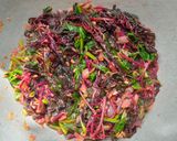 Foto langkah ke 3 dari resep Tumis Sawi & Bayam Merah.