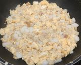 A picture of step 10 of Singapore fried carrot cake.