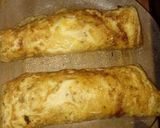 Foto del paso 5 de la receta: Omelette relleno con arroz, queso mantecoso, paleta y huevo duro
