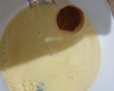 A picture of step 1 of Spicy cheesy French toast.