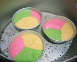 Foto langkah ke 2 dari resep Bolu Kukus Pelangi.