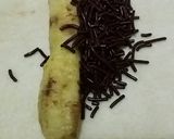 Foto langkah ke 3 dari resep Roti Pisang Coklat Lumer.