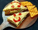 A picture of step 3 of Vegetable Cheese Sandwich.