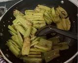 A picture of step 1 of Bhaji Chilli Curry.
