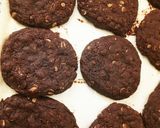 A picture of step 13 of Minty Dark Chocolate Oat Cookies.