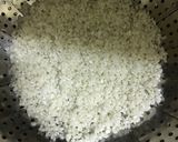Hình bước làm 6 của món Xôi khúc in Hàn quốc :(