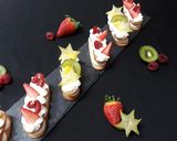 Une image de l'étape 4 de Tartelettes fruits rouges et fruits exotiques.