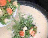 Une image de l'étape 2 de Coquillettes à la crème.