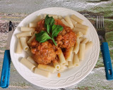 Foto del paso 3 de la receta: Albóndigas de carne en salsa de tomate con mostaccioli