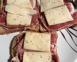 Une image de l'étape 4 de Croque monsieur gourmand au fromage de truffe.