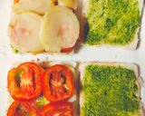 A picture of step 4 of Veg sandwich.