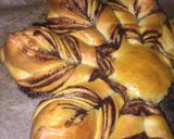 Pas rețetă Cozonac floare cu nutella 1 fotografie