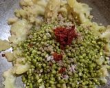 A picture of step 2 of Healthy protein chaat bite in 5 min minute.