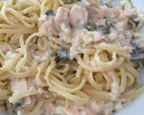 Foto del paso 8 de la receta: Tallarines con salmón, alcaparras y bechamel