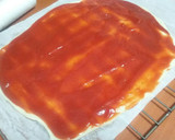 Foto del paso 3 de la receta: Pizza jamón, queso y champis