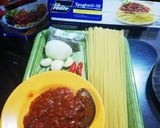 Foto langkah ke 1 dari resep Spaghetti Bolognese🍝 Aldente 🍝Kilat Antigagal.