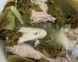 Foto langkah ke 2 dari resep Sayur Asin Ayam Kampung.