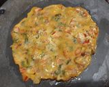A picture of step 2 of Jhatpat Besan ka Chilla.