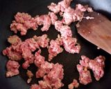 A picture of step 3 of Pasta with mincemeat.