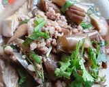 Hình bước làm 3 của món Cà tím xào thịt