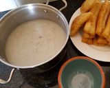 A picture of step 5 of Poha congee.