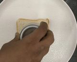 A picture of step 1 of Pizza dhokla.