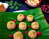 A picture of step 5 of Coconut Laddu with Jaggery.