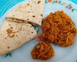 A picture of step 5 of Sev Tamatar Ki Sabji.