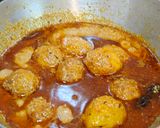 A picture of step 7 of Kashmiri dum aloo.