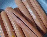 Foto del paso 2 de la receta: 18/07📅🌭Panchos Rellenos Envueltos Con Sésamo🌭