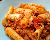 A picture of step 5 of Cheesy Pasta Bake With Turkey, Fennel & Thyme.