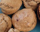 A picture of step 1 of Walnut muffins 😋 😋 🧁 low sugar. Airfyer.