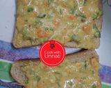 A picture of step 3 of Sattu Bread Vegetable Chilla.
