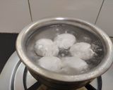 A picture of step 1 of Boiled Egg Pepper Fry.