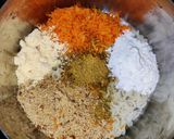 A picture of step 3 of Maggi peanut cracker in potato boat.