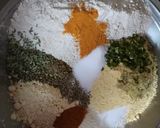 A picture of step 1 of Methi Baati.