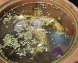 A picture of step 2 of Mutton Trotters/ Paaye😋🐐.