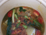 Sup/pindang ikan patin bumbu iris