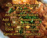 A picture of step 4 of Baingan Aloo.