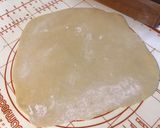 Une image de l'étape 4 de Tarte aux pêches de vigne et mascarpone (pâte sablée au mascarpone).