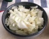 A picture of step 1 of Creamy Courgette Soup with Basil.
