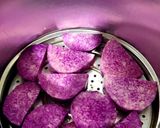 Hình bước làm 1 của món Bánh khoai mỡ chiên