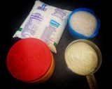 A picture of step 1 of Palkova with Milk Powder.