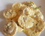 Foto del paso 3 de la receta: Sorrentinos de espinaca y provolone con salsa 4 quesos, a mi manera