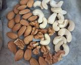 A picture of step 1 of Sugar Free dryfruit ladoo.