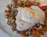 Foto del paso 2 de la receta: Pastel de carne  con verduras y arroz