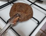 A picture of step 5 of Ragi cabbage roti.